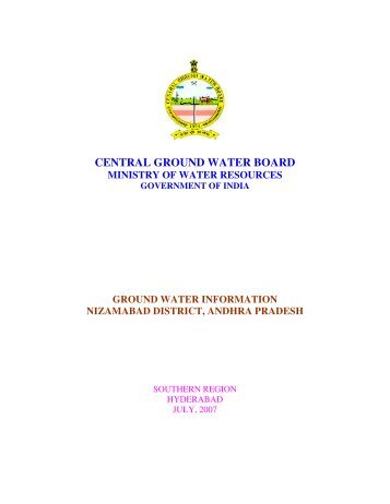 Nizamabad - Central Ground Water Board