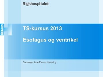 Øsofagus' og ventriklens sygdomme - Gastro.patologi.org