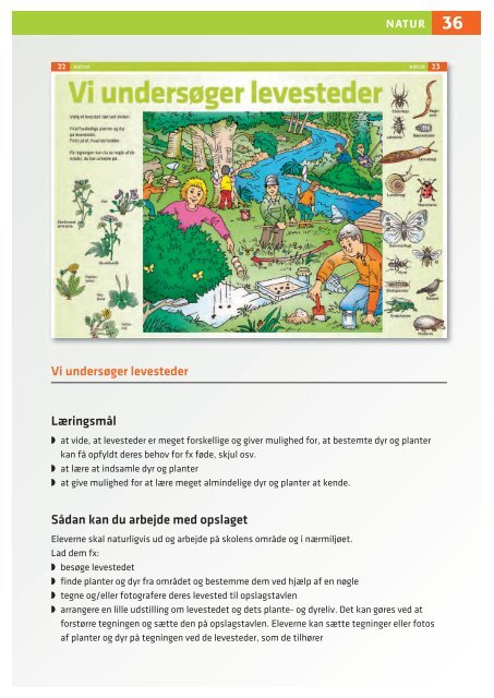 Lærervejledning til natur