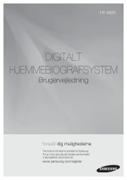 Samsung HT-X625 User Guide Manual - Cinema System Manual