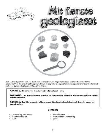 My first geology kit - Joy Toy