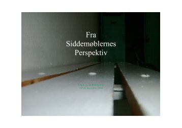 Fra Siddemøblernes Perspektiv - torpedo18