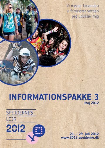 INFORMATIONSPAKKE 3 - Spejdernes Lejr 2012