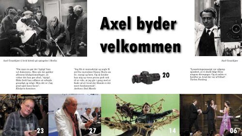 Læs Axel nr. 1 - Dansk Filmfotograf Forbund