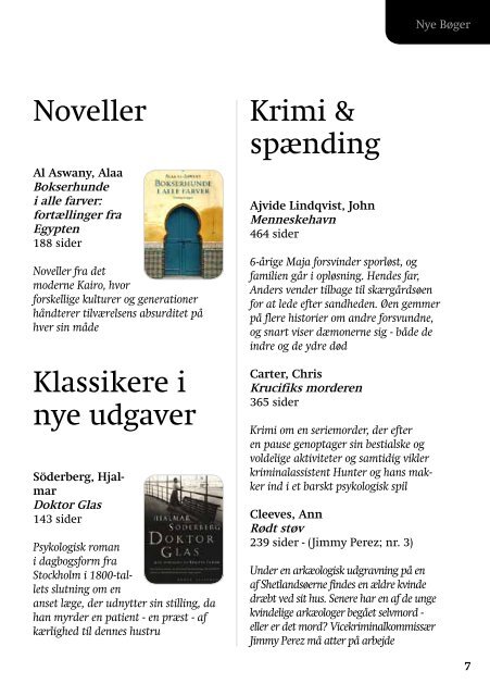 Nye Bøger - Odense Centralbibliotek