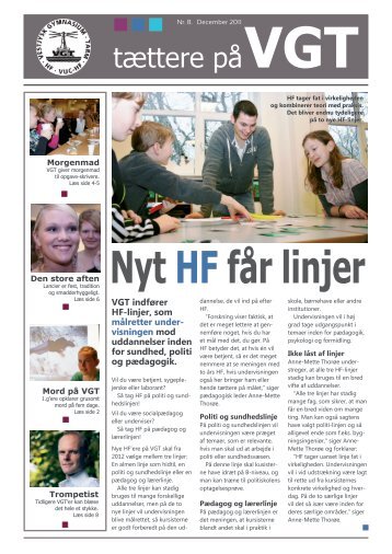 Nyt HF får linjer - Vestjysk Gymnasium Tarm