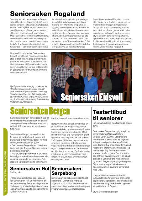 Stadig mindre omsorg! - Seniorsaken