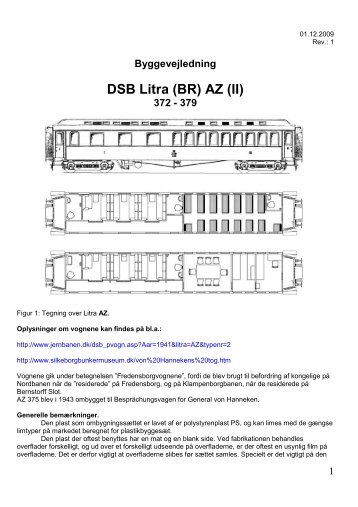 DSB Litra (BR) AZ (II) - Banetjenesten