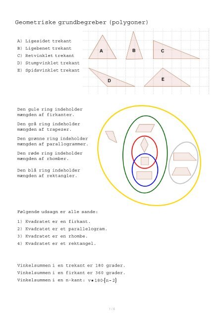 Geometriske grundbegreber (polygoner) - Lemvigskoler.dk ...