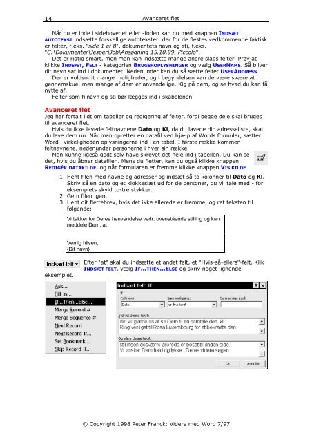 Videre med Word - PDF - KnowWare