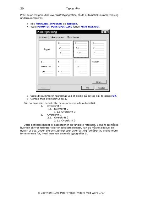 Videre med Word - PDF - KnowWare