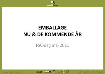 Oplæg fra Emballage Bureauet PDF, Size: 946,60 KB Added - FSC