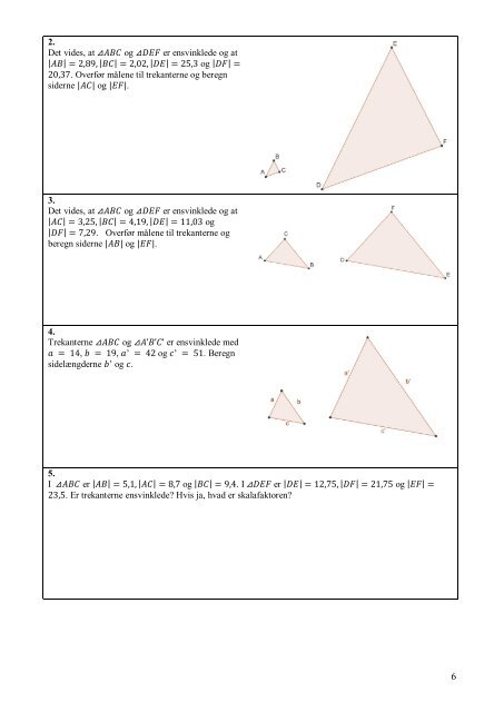 ØVEHÆFTE FOR MATEMATIK C GEOMETRI - FMO