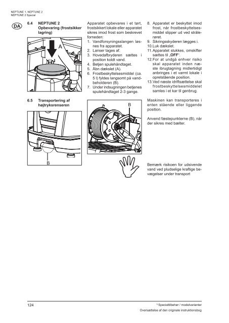 NEPTUNE 1-2 FA Manual - Nilfisk PARTS - Nilfisk-Advance