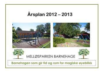 Årsplan 2012 – 2013