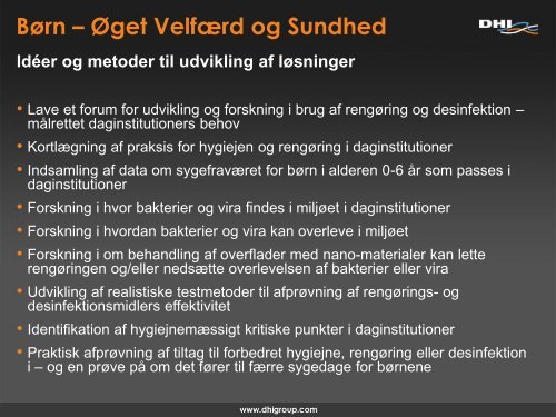 en oversigt over projektet og dets foreløbige resultater Lise - SiB