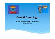 OsWALD og Hugo præsentation