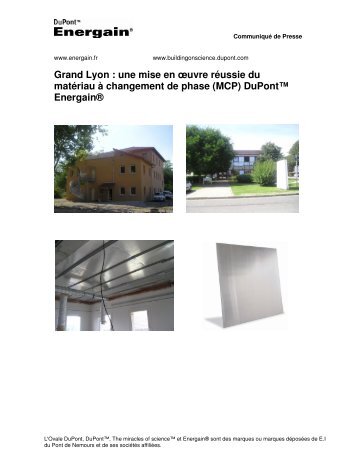 Grand Lyon - DuPont™ Energain