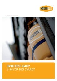 Hvad er F-gas? Vi giVer dig sVaret - Kosan Gas