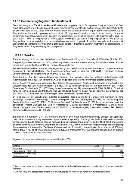 Udgravningsberetning Vester Voldgade (KBM 3928) - Københavns ...