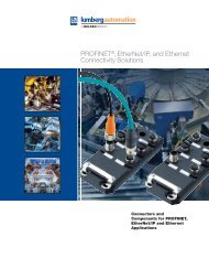 PROFINET®,EtherNet/IP, and Ethernet Connectivity Solutions - Belden