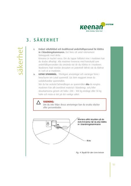 brukerhåndbok instruktionsbog användar - Hektner Maskin AS