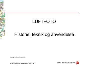 LUFTFOTO Historie, teknik og anvendelse - HisKis