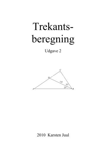 Trekants- beregning - Matematik i gymnasiet og hf