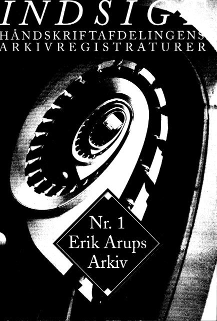 Erik Arups Arkiv - Det Kongelige Bibliotek