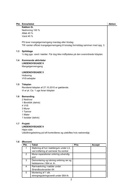 Referat Byggemøde nr. 8 - AB Lindstrand