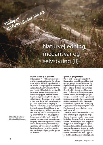 NATURvejleder 2007 nummer 3 - Tillæg