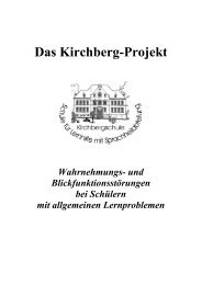 Das Kirchberg-Projekt - BlickLabor