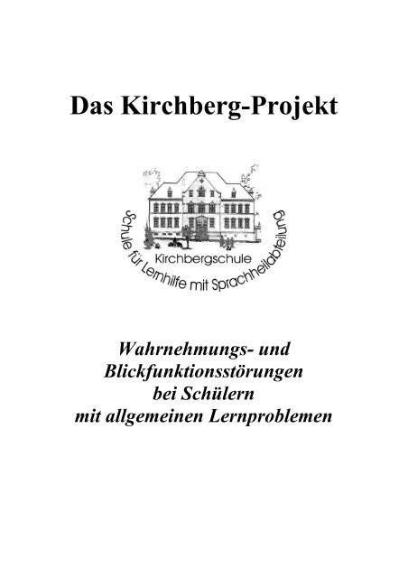 Das Kirchberg-Projekt - BlickLabor