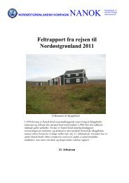 Feltrapport fra rejsen til Nordøstgrønland 2011 - Xsirius