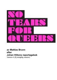 av Mattias Brunn efter Johan Hiltons reportagebok - Riksteatern
