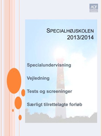 Information til sagsbehandlere, forældre og andre ... - AOF Roskilde