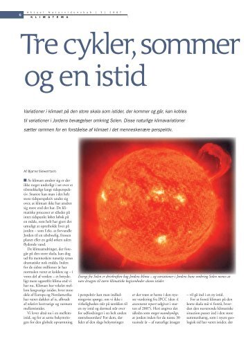 Tre cykler, sommer og en istid (pdf) - DMI