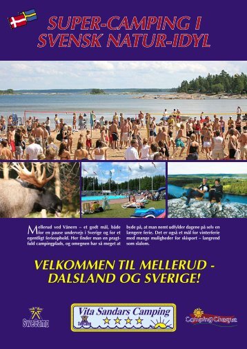 super-campinG i sVensk natur-idyl - Vita Sandars Camping