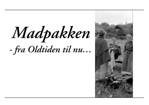 Madpakken: fra Oldtiden til nu - Schulstad