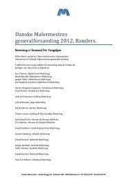 Danske Malermestres generalforsamling 2012, Randers.