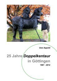 25 Jahre Doppelkentaur 1987-2012 - Brunnen - Denkmale - Kunst