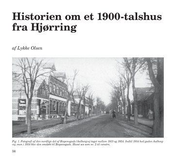 Historien om et 1900-talshus fra Hjørring - Den Gamle By