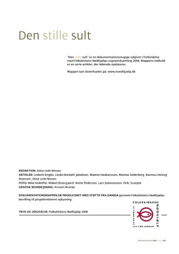 Dokumentationsmateriale Den stille sult 2006.pdf - Folkekirkens ...