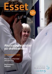 Akutsygeplejersker på skolebænken - Region Sjælland