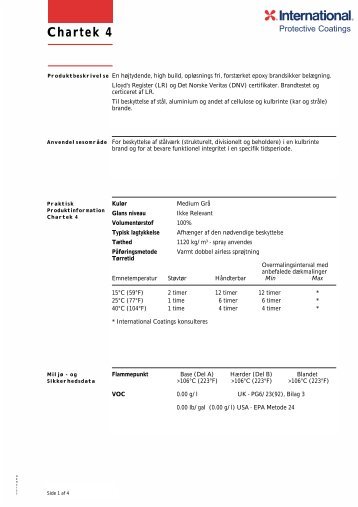 Chartek 4 - International Paint Protective Coatings