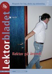 Lektorbladet 4 2006 - Norsk Lektorlag