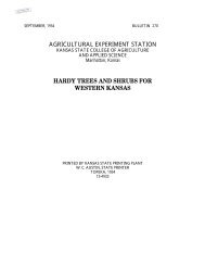 Agricultural Experiment Station - K-State Research and Extension