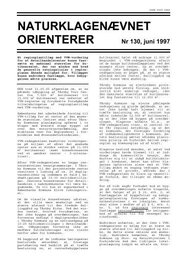 NATURKLAGENÆVNET ORIENTERER Nr 130, juni 1997