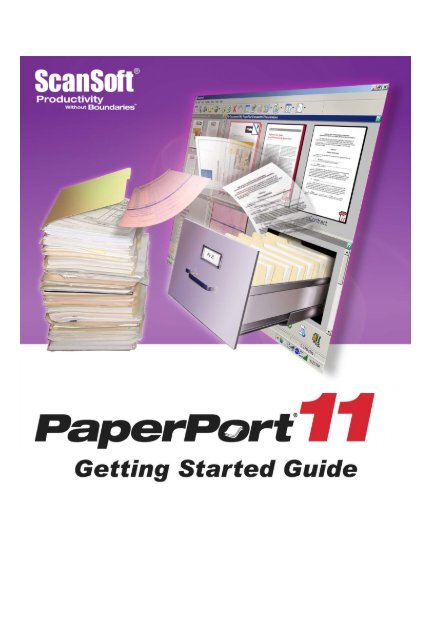 PaperPort 9 Getting Started Guide - Visioneer