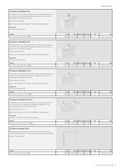 Product catalog